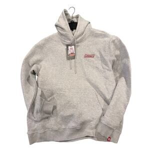 Coleman NWT Men’s Light Grey Heather Large Hoodie Flag